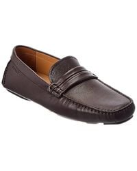 Bally - Buckle Leather Loafer - Lyst
