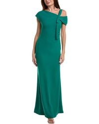 Teri Jon - Solid Maxi Dress - Lyst