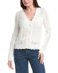 Isla - Dahlia Pointelle Cardigan - Lyst