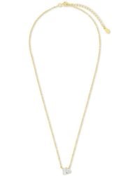 Sterling Forever - 14K Over Cz Guinevere Necklace - Lyst