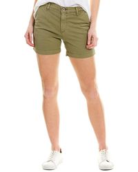 PAIGE Womens Daryn Zip Ankle Jeans-Olive Leaf