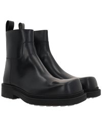 Bottega Veneta - Calfskin Leather Ben Bootie (Authentic Pre-Loved) - Lyst