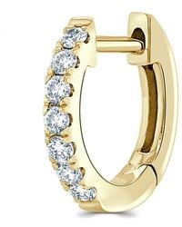 Sabrina Designs - 14K 0.11 Ct. Tw. Diamond Single Huggie Earring - Lyst