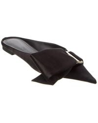 Ferragamo - Emii T Satin Flat - Lyst