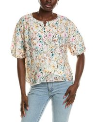 Vince Camuto - Printed Blouse - Lyst