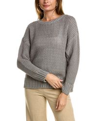 Eileen Fisher - Crewneck Box Sweater - Lyst