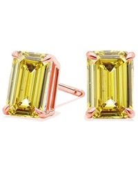 Amairah - 14K Rose 1.00 Ct. Tw. Lab-Grown Diamond Stud Earrings - Lyst