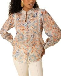 Hale Bob - Calliope Silk-Blend Blouse - Lyst
