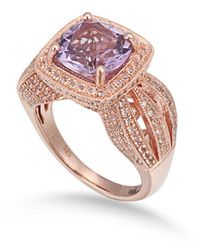 Suzy Levian - Rosed 4.59 Ct. Tw. Gemstone Statement Ring - Lyst