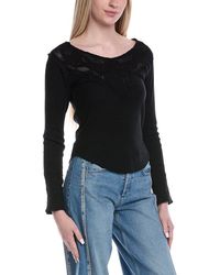 Free People - Butterfly Cuff Thermal Top - Lyst