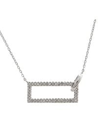 Diamond Select Cuts - 14K 0.10 Ct. Tw. Diamond Necklace - Lyst