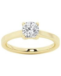 Lab Grown Diamonds - 14K 0.50 Ct. Tw. Lab-Grown Diamond Solitaire Engagement Ring - Lyst