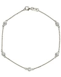 Suzy Levian - 14k 0.25 Ct. Tw. Diamond Station Bracelet - Lyst