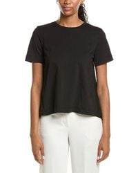 Kenneth Cole - High-Low Pleated Back T-Shirt - Lyst