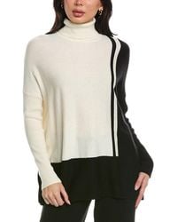 Reiss - Celia Color Block Roll Neck Wool-Blend Sweater - Lyst