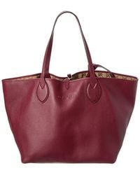 Gucci - Totissima Large Reversible Leather & Gg Canvas Tote - Lyst