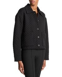 Vince - Quilted Collared Jacket - Lyst