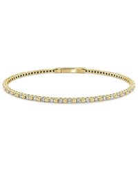Sabrina Designs - 14k 0.88 Ct. Tw. Diamond Flexible Bangle Bracelet - Lyst