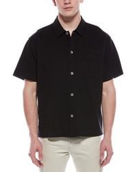 FRAME - Frame Light Pique Button Polo Shirt - Lyst