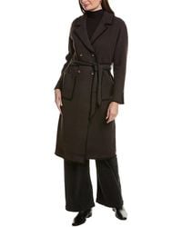 NVLT - Longline Eyelash Wrap Coat - Lyst