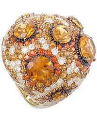 Roberto Coin - 18k & Rhodium 2.70 Ct. Tw. Diamond & Gemstone Ring - Lyst