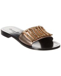 Dior Leather Slide - Metallic