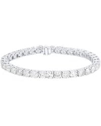 Diana M. Jewels - 18K 8.10 Ct. Tw. Diamond Tennis Bracelet - Lyst