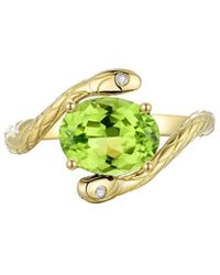 Kai Fine Jewelry - 14K 2.12 Ct. Tw. Diamond & Peridot Cocktail Ring - Lyst