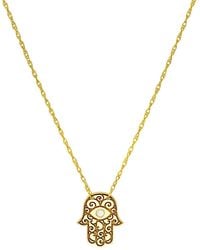 HAWLEY ST - 14K 0.01 Ct. Tw. Diamond Fashion Necklace - Lyst
