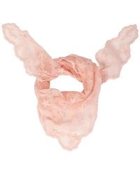 Saachi - Embroidered Lace Bandana - Lyst