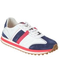 Ferragamo - Iulio Suede Sneaker - Lyst