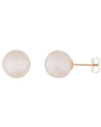 Masako Pearls - 14k 8-9mm Akoya Pearl Earrings - Lyst