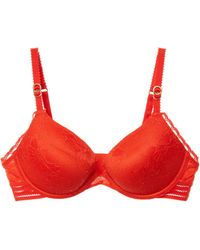 Stella McCartney Lingerie Smooth Contour Bra - Red