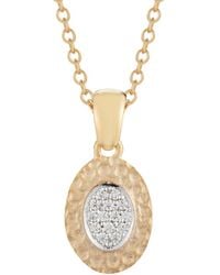 Reiss - 14K 0.10 Ct. Tw. Diamond Necklace - Lyst