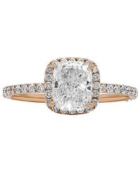 Diana M. Jewels - Fine Jewelry 18k Rose Gold 1.60 Ct. Tw. Diamond Ring - Lyst