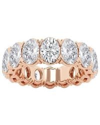 Lab Grown Diamonds - 14K Rose.00 Ct. Tw. Lab Grown Diamond Eternity Ring - Lyst