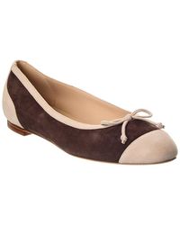 Manolo Blahnik - Capbal Suede Flat - Lyst