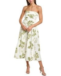 1.STATE - Strapless Ruched Bodice Maxi Dress - Lyst