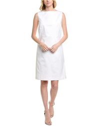 Lafayette 148 New York - Sheath Bateau Neck Dress - Lyst