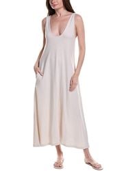 ATM - Scoop Neck Tank Dress - Lyst
