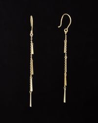Italian Gold - 14k Pailette Dangle Earrings - Lyst