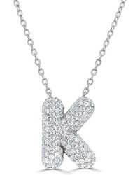 Sabrina Designs - 14K 0.51 Ct. Tw. Diamond Initial Necklace - Lyst