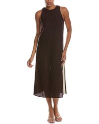 Madewell - The Elena Linen Midi Dress - Lyst