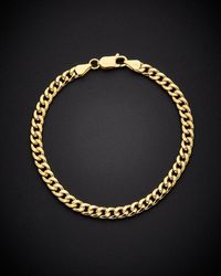 Italian Gold - 14k Miami Cuban Link Bracelet - Lyst