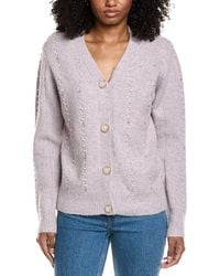 Fate - Pearl Trimmed Cardigan - Lyst