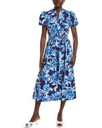 Anne Klein - A-Line Morden Midi Dress - Lyst