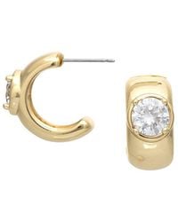 Rivka Friedman - 18K Plated Cz Earrings - Lyst