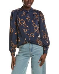 Tahari - Button Down Blouse - Lyst