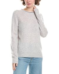 InCashmere - Ringer Cashmere Sweater - Lyst