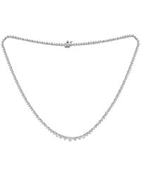 Diana M. Jewels Fine Jewelry 14k 10.45 Ct. Tw. Diamond Necklace - White